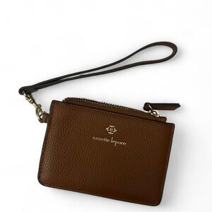 Nanette Lepore Brown Leather Wristlet